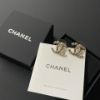 圖片 Chanel 25s淡金拉絲雙c耳針