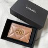 圖片 Chanel 奶茶19系列編織卡包