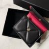 圖片 Chanel黑金編織19三折短夾