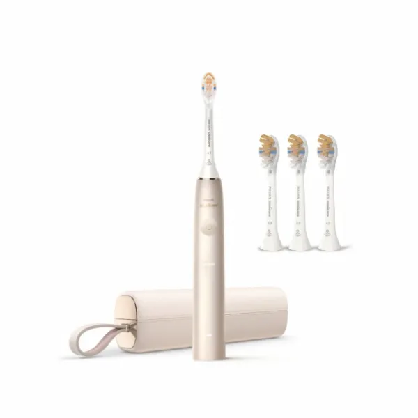 圖片 Philips 飛利浦 官方直營 Sonicare頂級尊榮AI智能音波電動牙刷-HX9996/11香檳金