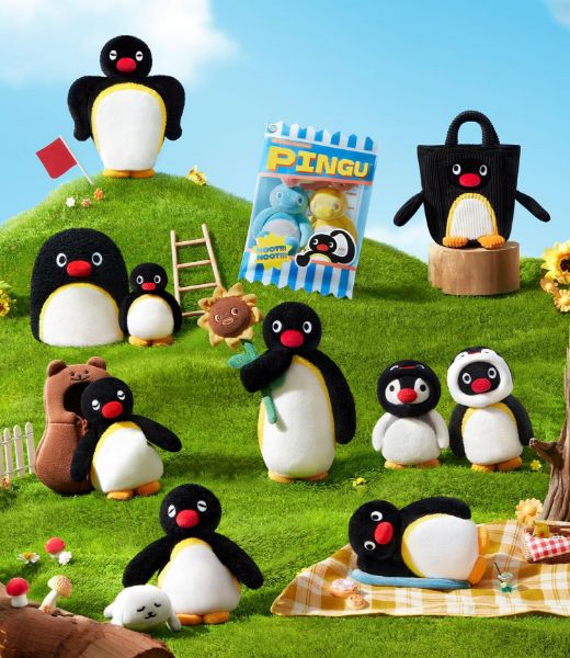 圖片 PINGU 企鵝家族 正版授權 MINI MEME系列 盲盒8+1款 吊飾 鑰匙圈 (任買兩件7-11免運)/預購