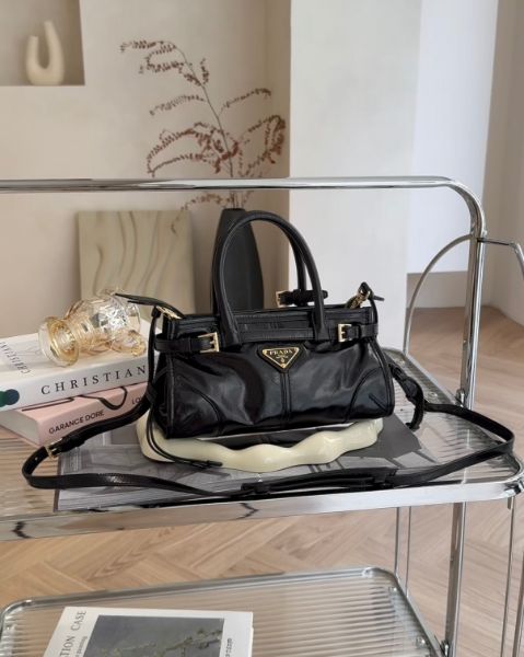 圖片 【PRADA】BONNIE 皮革迷你手袋 黑色
