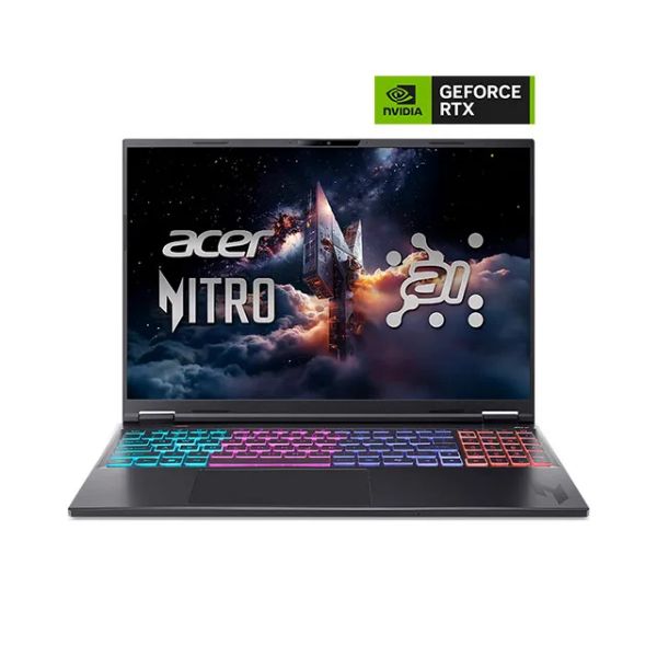 圖片 Acer Nitro /R9-365/RTX5060/16G/512G/16吋/黑 AN16S-61-R9JT