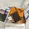 圖片 LOUIS VUITTON M64502 咖色老花護照套限定燙印款