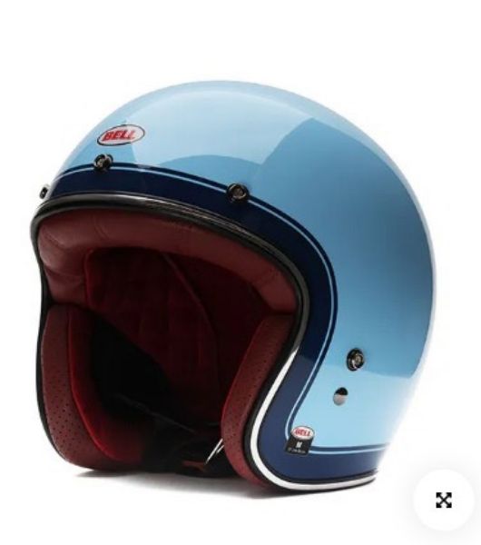 圖片 【台中硬了安全帽】BELL  CUSTOM500 C500 蔚藍海岸 復古帽 彩繪款 亞版 公司貨 含稅