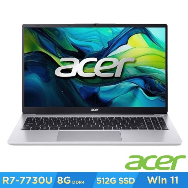 圖片 Acer Aspire Lite /R7-7730U/8G/512G/15.6吋/銀 AL15-42P-R8FW