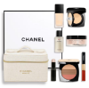 圖片 CHANEL 香奈兒美妝 雪紡持妝底妝禮盒附化妝包 BD01粉底/打亮/修容/唇釉 - 專櫃緞帶包裝