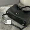 圖片 BALENCIAGA Rodeo 黑銀粒面小號牛皮手提包
