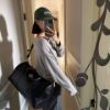 圖片 Chanel vintage黑金牛皮旅行包