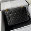 圖片 Chanel 26c新款黑金荔枝口蓋包