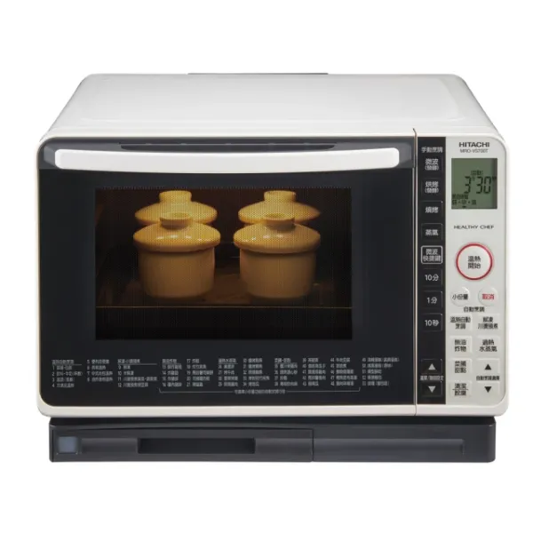 圖片 HITACHI 日立 22L過熱水蒸氣烘烤微波爐 珍珠白(MROVS700T)