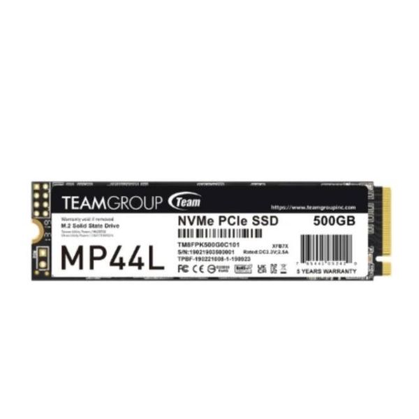 圖片 十銓 TEAM MP44L 500GB/Gen4/讀5000/寫2500/TLC顆粒/具石墨烯散熱標籤【五年保】