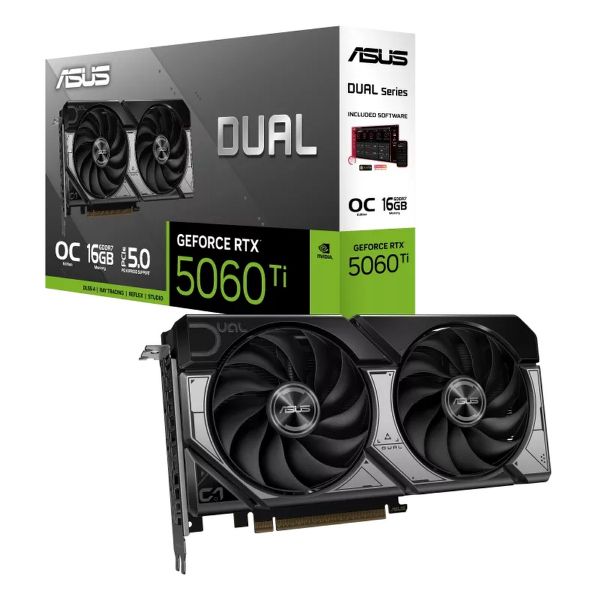 圖片 ASUS 華碩 DUAL-RTX5060TI-O16G 顯示卡 