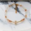 圖片 【水晶手串】花球×金草莓晶x寧矇黃水晶x粉晶 水晶手鍊
