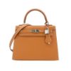 圖片 Hermes Kelly Togo 牛皮手提/肩背凱莉包-25cm(37金棕/K刻)