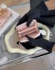 圖片 【CHANEL】COCO ㄇ字拉鍊內三層零錢卡包 粉金