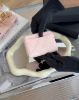 圖片 【CHANEL】COCO ㄇ字拉鍊內三層零錢卡包 粉金