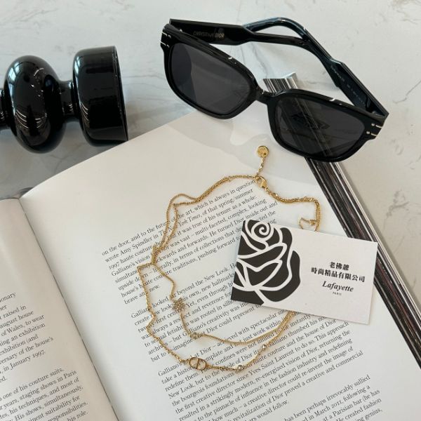 圖片 DIOR Petit CD 閃爍幸運星雙項鏈