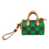 圖片 Louis Vuitton Speedy 棋盤格帆布吊飾(R94053-咖/綠)