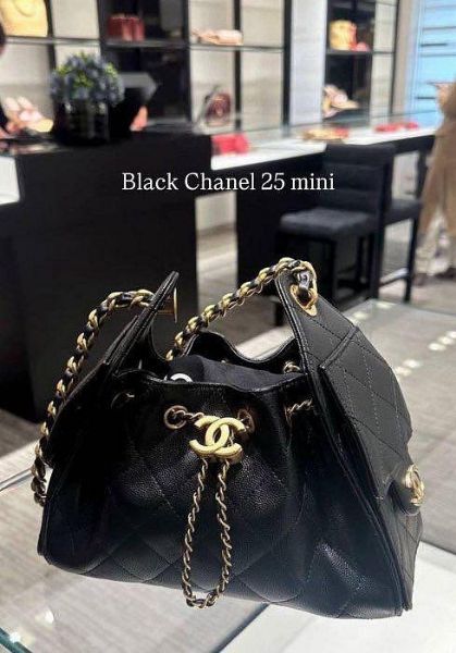 圖片 CHANEL 香奈兒 Mini 25 包 Jenny 同款 黑 