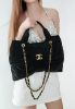 圖片 CHANEL 25K 秀款美爆中型蝴蝶結包 黑絨布 29*38*5 cm 