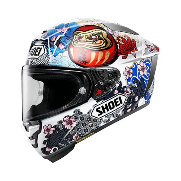 圖片 【台中硬了安全帽】SHOEI  X15 選手彩繪 MARQUEZ MOTEGI5 TC-6 白招財貓 新品 台灣公司貨 含稅