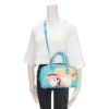圖片 Loewe x 吉卜力 展示品 Amazona 23 霍爾與蘇菲圖案牛皮二用包(藍)