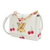 圖片 Louis Vuitton x TM Twist PM 櫻桃印花EPI牛皮二用包(M13239-白)