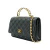 圖片 Chanel 展示品 菱格羊皮金手柄皮穿鍊Woc斜背包(AP3664-黑)
