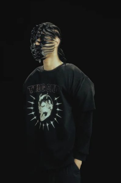 Thug Club Vintage Riding Skull T-shirt 