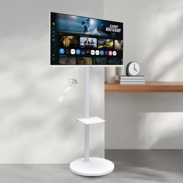 圖片 Samsung 三星 32型 4K FollowMe AI智慧聯網移動式螢幕組-白(S32FM703UC+移動式立架)