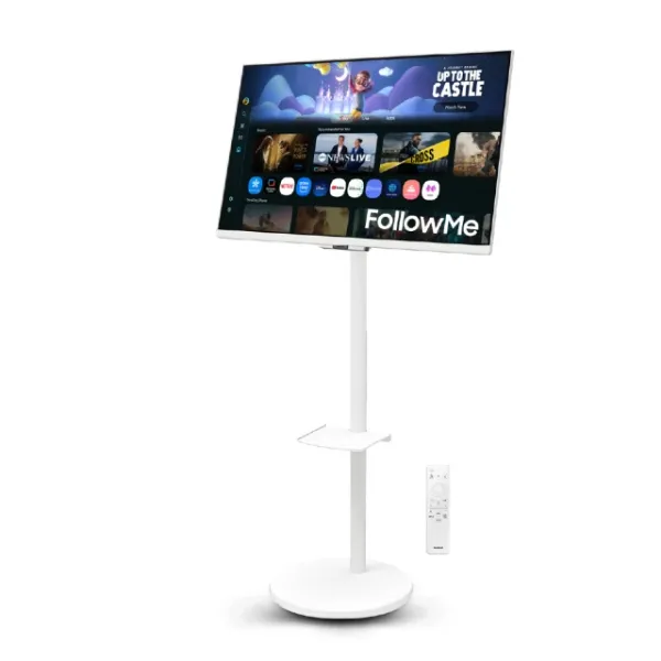 圖片 Samsung 三星 27型 FHD FollowMe 移動式智慧聯網螢幕組-白(S27FM501EC+移動式立架)