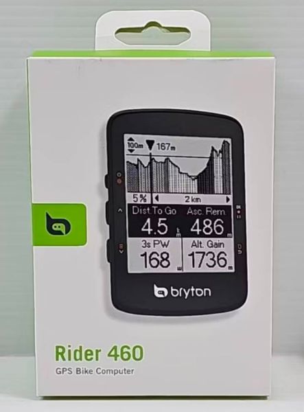 圖片 Bryton Rider 460E  2.6吋黑白大螢幕導航碼錶 GPS碼表 自行車車錶