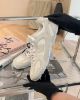 圖片 【MIUMIU】MIUMIU X NB 麂皮拼網眼運動鞋 350 SL 白色
