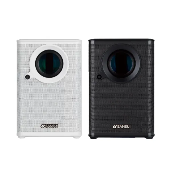 圖片 SANSUI 山水 1080P智慧微型投影機 自動對焦  南極黑/北極白(SPJ-M6)