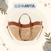 圖片 【現貨】Polene CYME MINI 拉菲草 兩用變形 托特包