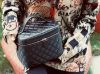 圖片 Chanel A80913 Cosmetic Pouch 小羊皮菱格紋手提化妝包 黑