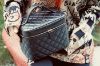 圖片 Chanel A80913 Cosmetic Pouch 小羊皮菱格紋手提化妝包 黑