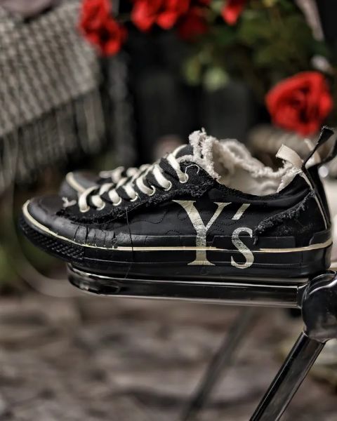  Y's x Xvessel SS26 Collaboration Lows "Black"  YK-E08-884-1