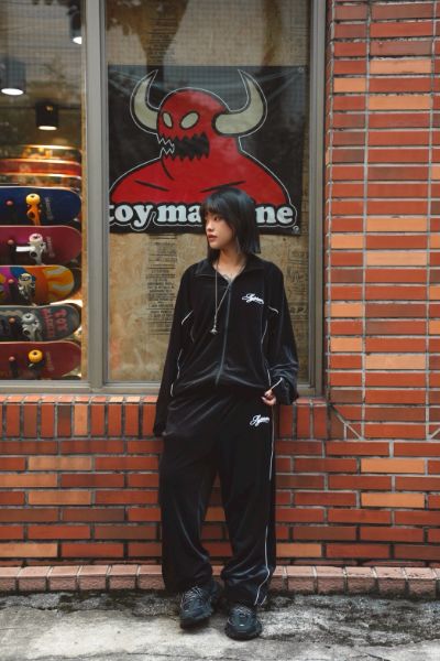Supreme SS26 Week6 Velour Mesh Track Pants 拉鍊網眼拼接寬褲 三色