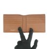 圖片 YSL 金Logo粒面牛皮品牌八卡對開男短夾(607727-摩卡色)