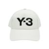 圖片 Y-3 帆布品牌刺繡黑Logo棒球帽(JP1144-白)