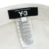 圖片 Y-3 帆布品牌刺繡黑Logo棒球帽(JP1144-白)