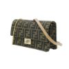 圖片 Fendi Baguette 緹花布肩背兩用包Woc(8M0498-咖)