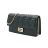 圖片 Fendi Baguette 全皮壓紋肩背兩用包Woc(8M0498-黑)