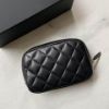 圖片 Chanel 黑金荔枝化妝包