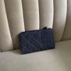 圖片 Chanel 26p牛仔金釦L拉零錢卡包