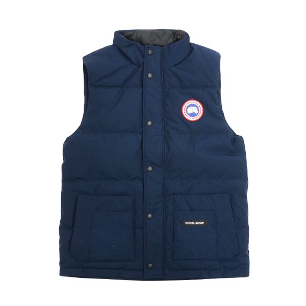 圖片 Canada Goose 再生輕量尼龍立領拉鍊背心(深藍)
