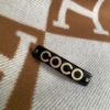圖片 Chanel 中古奶茶壓克力coco髮夾