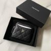 圖片 Chanel黑金荔枝吐司錢包